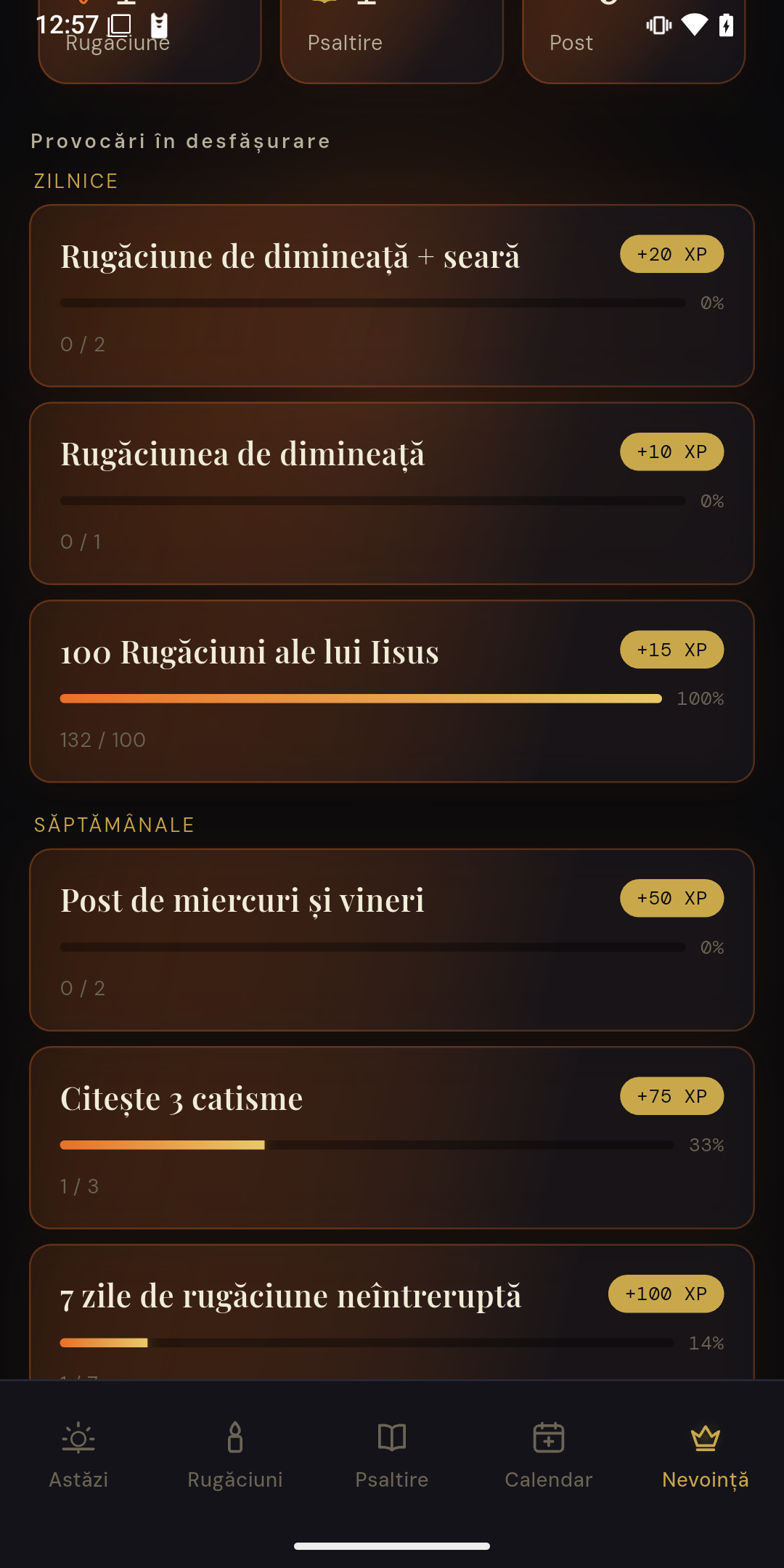 Nevoință & realizări